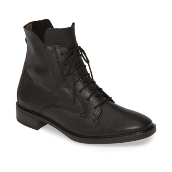 Paul Green Bernadette Moto Combat Boots SZ 5.5/US8 - Picture 1 of 9
